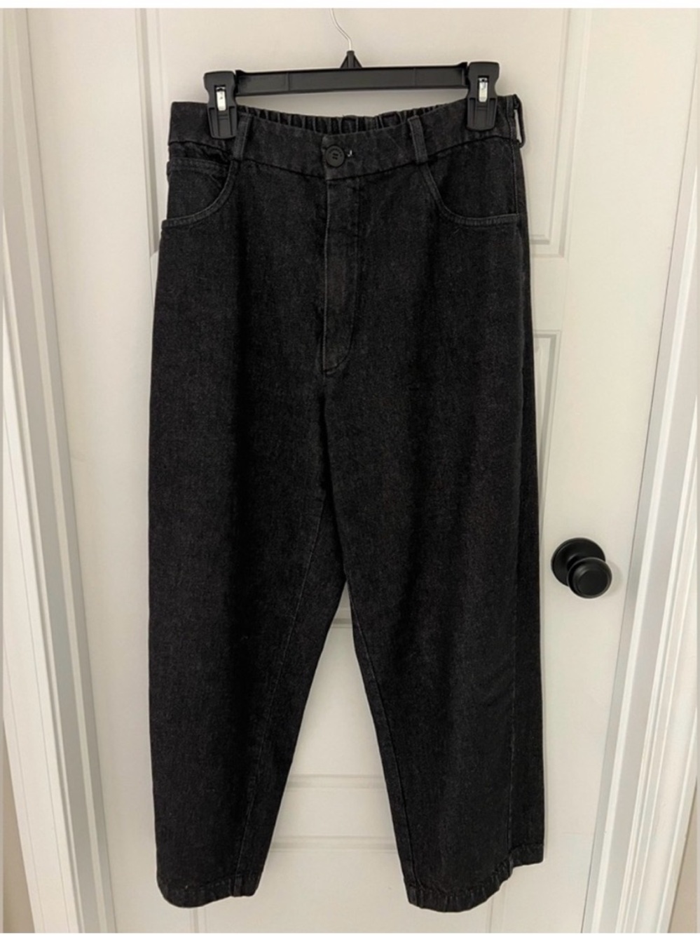 Cordera Washed Black Straight Leg Jeans